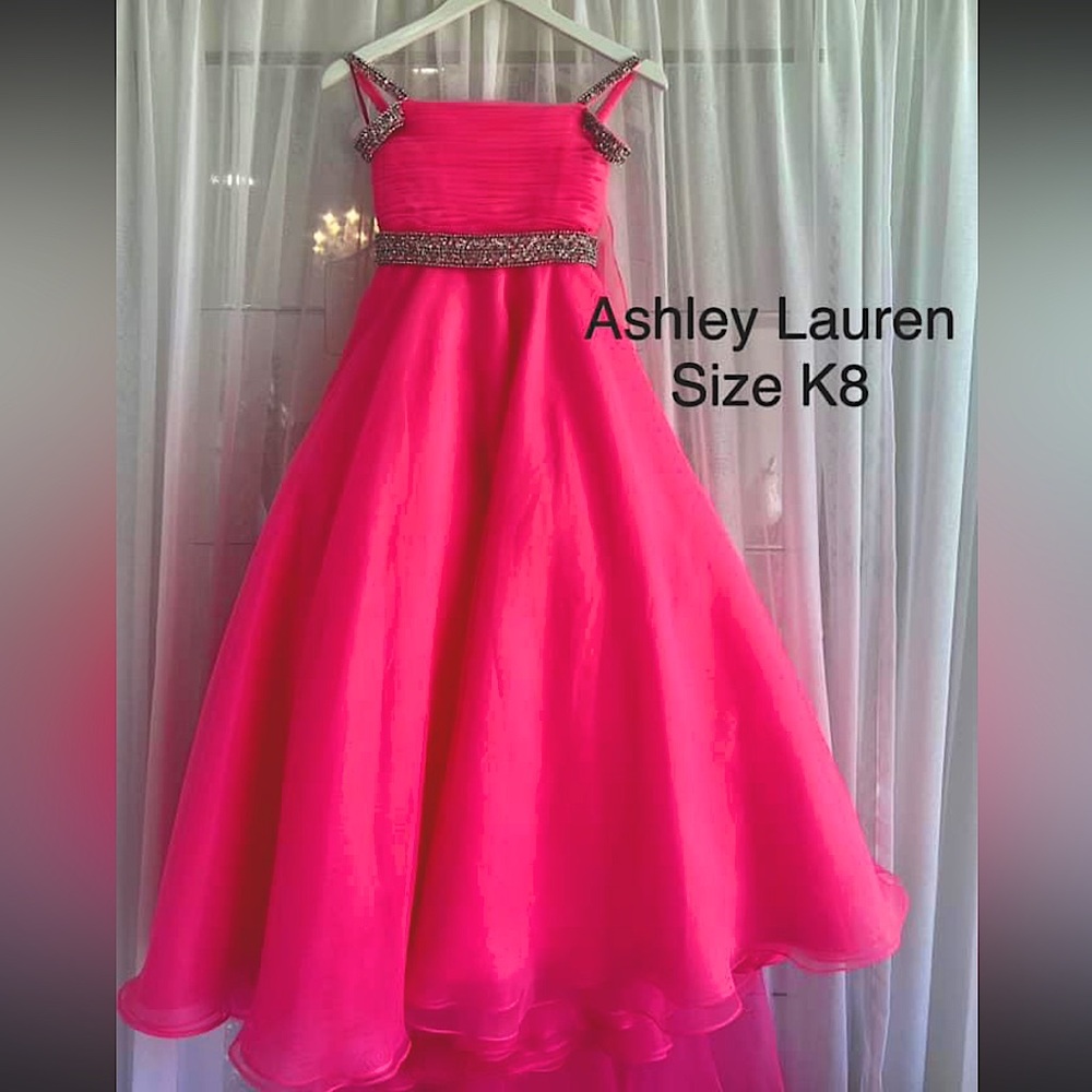 Ashley Lauren Girls Pageant Dress Formal - Size 8 - NWT